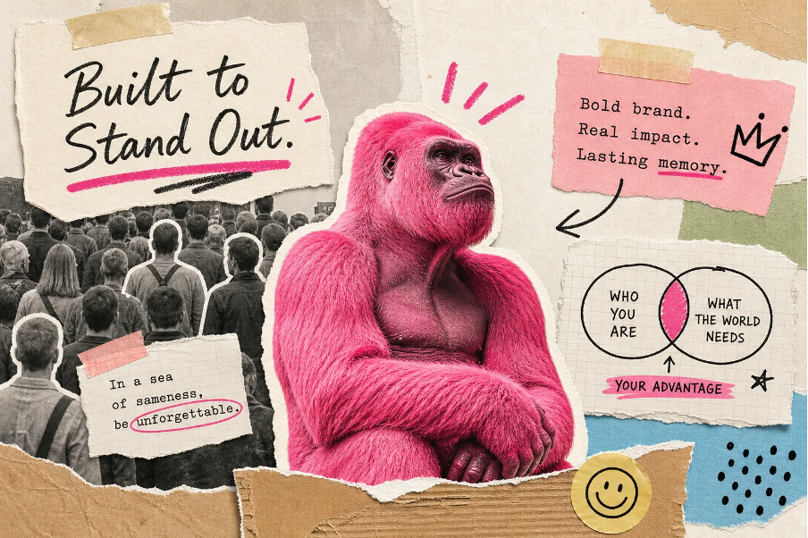 Pink Gorilla | Built to Stand out